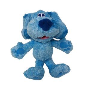 Vintage 2003 Fisher Price Blue Clues Talking Plush Stuffed Animal Toy 13"
